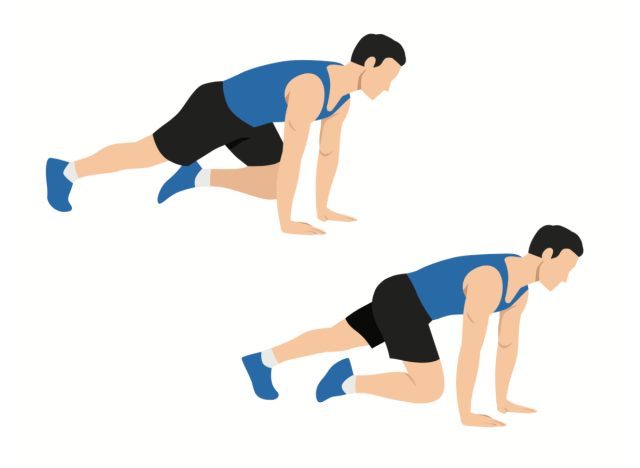 mountain climbers, core workouts for abs that are visibly toned