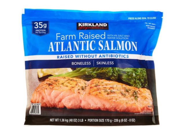 kirkland signature farm raised atlantic salmon